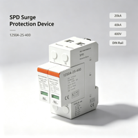 Dispositif de protection contre les surtensions Bourns 1250A-2S-400 SPD TYP 2/TYP 4, 2 pôles, 420V, MCOV 50kA max, protection contre les surtensions sur rail DIN