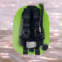 Équipement de plongée BCD Wing Model BC-03 en acier inoxydable écologique 25/32/40lbs, ajustement ample, modèle avancé Donut, toutes saisons, à partir de 14 ans