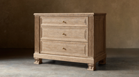 Chevets rustiques en bois massif faits à la main, style antique, avec détails de panneaux, pour l'organisation de la maison