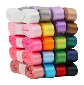 Cinta de grogrén Cinta de mancha de color sólido para regalo artesanal Envoltura de bricolaje Cinta de grogrén para fiesta de boda - Product Image 6