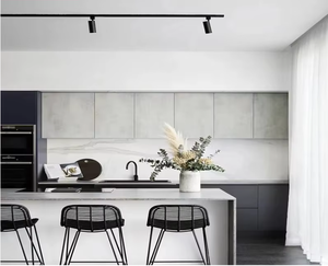 Santopova Melamine Wood Custom Luxury Modular Furniture Kicchen <b>Cabinets</b> - Product Image 2