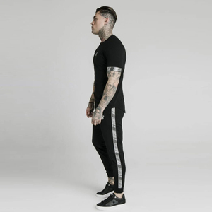 Men Summer Short Sleeve <b>T</b> Shirt 180GSM 100% Cotton Breathable Lightweight Casual Streetwear Custom OEM Private Label Manufacture - Product Image 6