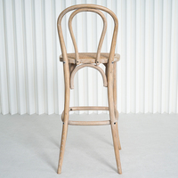 Chaise de bar en bois massif Offre Spéciale chaise de bar en bois courbé chaise de salle à manger de réception Cofe