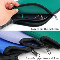 Housse de raquette de pickleball en néoprène durable, design personnalisé, sac de pickleball pour accessoires de protection de pickleball