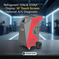 Machine de service de climatisation automobile intelligente avec système de récupération, de rinçage et de recharge de réfrigérant (Thaïlande exclue)
