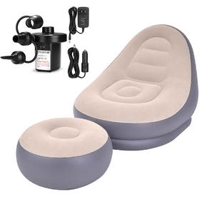 En stock, canapé gonflable paresseux, fauteuil inclinable pour la sieste, portable, pliable, combinaison de canapé gonflable, vente directe d'usine - Product Image 6