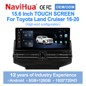 Navihua New Arrival 15.6'' Android Car Radio GPS Multimedia Carplay Auto Stereo DSP Unit for Toyota Land Cruiser LC200 2007-2020 - Product Image 4