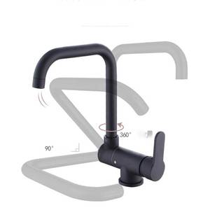 360 Rotation pliant en acier inoxydable évier de cuisine robinet brossé or chaud eau froide sans plomb salle de bain évier robinet <span class=keywords><strong>mitigeur</strong></span> - Product Image 4