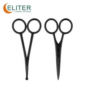 Eliter – ciseaux en acier inoxydable noir, vente en gros, ciseaux à cuticules, chanteur, longue poignée, ciseaux à ongles, tondeuse - Product Image 5