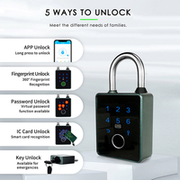 Serrure de tiroir intelligente en acier inoxydable étanche RIXIANG T55D-TT avec déverrouillage par empreinte digitale, mot de passe, carte et clé via l'application TTlock