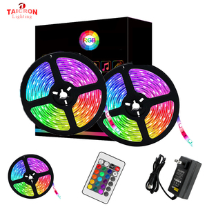 12V RGB COB thông minh LED Strip ánh sáng 5050RGB 8 mét <span class=keywords><strong>PCB</strong></span> Chiều rộng PVC cơ thể điều khiển từ xa thông qua ứng dụng - Product Image 2