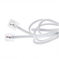 Câble téléphonique RJ11 6P2C, code couleur, fabriqué en Chine