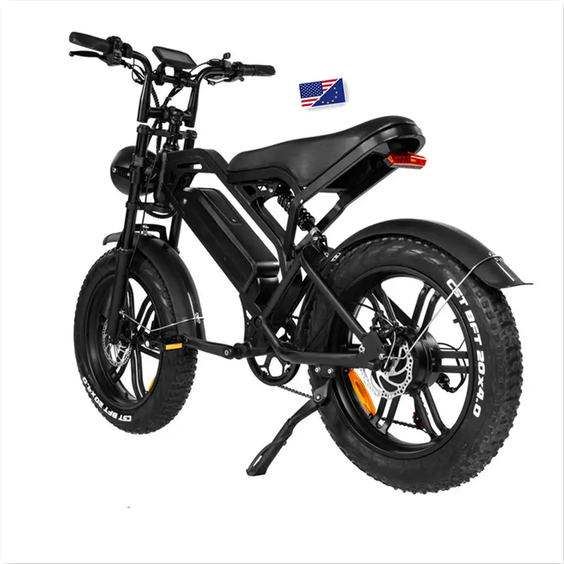 2023 Nieuwe Model 48V 1000W 750W 20 Elektrische Fiets E Bike Dikke Band Chopper Elektrische Crossmotor Motorfietsen Volwassen