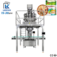Ligne d'emballage automatique pour le remplissage de bouteilles de riz et de céréales mélangées, avec pesage multi-têtes, pour pots et bouteilles de granulés - Machineries chinoises