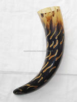 Corne à boire Viking Antique de haute qualité artisanat poli corne de buffle naturelle fabricant indien Souvenir