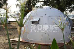 Carpa de boda blanca personalizada, carpa de cúpula geodésica de burbujas - Product Image 4