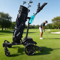 Chariot de golf électrique professionnel BETETEK fabriqué en usine, pour terrains de golf haut de gamme