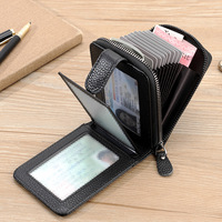 Dompet Pria Desain Logo Kustom, Penjepit Uang, Dompet PU, Tempat Kartu, Dompet Pendek