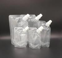 Emballage personnalisé de poche à bec verseur pour cosmétiques, poche liquide rechargeable avec bouchon à vis pour shampoing, lotion, soins de la peau