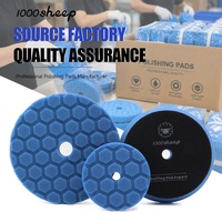 Prêt à expédier tampon de polissage rotatif en mousse bleue de 6 pouces personnalisable OEM polisseuse de carrosserie de polissage de voiture