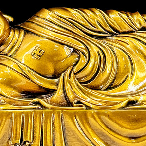 Statue de <span class=keywords><strong>bouddha</strong></span> endormi doré chinois Temple enchâssement <span class=keywords><strong>bouddha</strong></span> inclinable <span class=keywords><strong>bouddha</strong></span> Statue endormie Statue en résine - Product Image 2