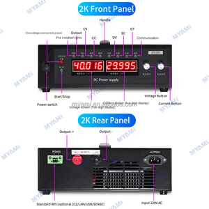 Pour MYAMi Réglable Programmable <span class=keywords><strong>1100W</strong></span> Numérique DC Alimentation 1380W 13.8V 60A 80A 100A Benchtop Variable 220V 380V Unique - Product Image 3