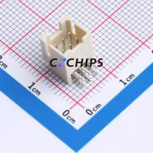 W200120K-6PY2423 Wire-to-Board Pin Header Bent Lead Through Hole,P=2mm Connector 2x3P 2mm Right Angle Insert PHB - Product Image 1