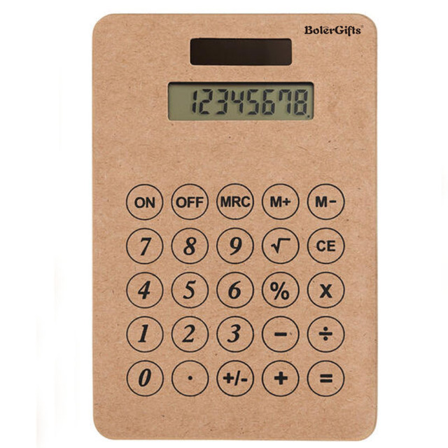Mini Solar Calculator Mouse Pad Ultra-Smooth Waterproof Smart Digital Type Non-Slip Rubber Base Faux Leather Mouse Mat