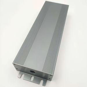 Al 6063 Caja de aluminio extruido Perfiles de aluminio Caja de conexiones Corte Doblado Soldadura Servicios de punzonado Plata anodizada - Product Image 6