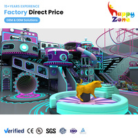 Structure de jeu géante personnalisée, directement de l'usine, avec structure d'escalade multi-niveaux, équipement de terrain de jeu intérieur pour parcs à thème et centres commerciaux