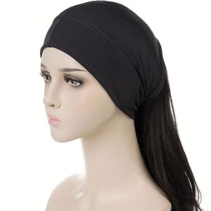 Tube Bonnet Hat Head Cover Durag Muslim Inner Hijabs Cap Under <b>Scarf</b> Turban for Women - Product Image 3