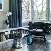 Fauteuil de loisirs design créatif rétro français pour salon et balcon, chaise individuelle ou canapé-lit