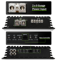 Amplificateur de voiture monoblock de classe D à demi-pont haute puissance coréen pour caisson de basses avec RMS 2000 Watts TP-2000.1D