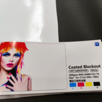 Expédition rapide, rouleau de bannière en PVC brillant 500 g/m², résistant aux UV, laminé à chaud, matériau publicitaire pour signalétique
