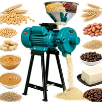 Moulin Commercial Humide/Sec pour Poudre Fine, Broyeur de Grains, Maïs, Soja, Épices, Machine à Farine pour Arachides, Blé, Riz
