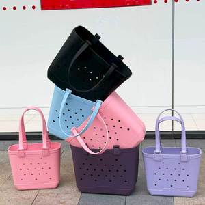 Bolsa de Playa Grande de EVA para Mujer, Impermeable, de Secado Rápido, Estilo Bohemio, Color Sólido, <span class=keywords><strong>Marca</strong></span> DG, para Viajes al Aire Libre - Product Image 1