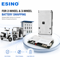ESINO ESINO-BMS Smart BMS PCB 8S-24S avec module GPS 4G intégré, plateforme cloud à distance pour pack de batteries échangeables