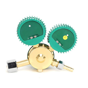 Manomètre d'oxygène, manomètre d'acétylène, manomètre de propane, manomètre d'argon, manomètre d'azote, réducteur de pression, anti-vibration tout en cuivre - Product Image 4