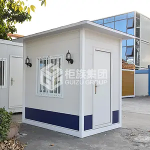 Container Guard Post Mobile Prefab Guard House Design Portable Prefabricated Guard House Security