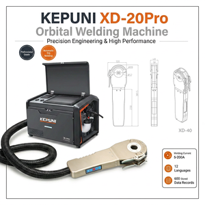 รุ่นอัปเกรด XD-20PRO เครื่องเชื่อมแบบวงโคจรต่อเนื่องสำหรับท่อโลหะหลากหลายชนิด รองรับ 12 ภาษา - Product Image 1