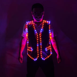 سترة ملونة مضيئة بإضاءة LED للرقصيين في قاعات الرقص والجمانيسيون والماغيئين سترة وملابس تُكسبك إطلالة راقصة ومثيرة - Product Image 5