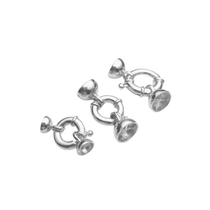 Bán Buôn Giá Vòng Móc Vòng Đeo Tay Cuba Chuỗi Móc Cổ Điển Đồ Trang Sức Phụ Kiện Kết Nối Mùa Xuân Bạc <span class=keywords><strong>Clasp</strong></span> Cho Vòng Cổ - Product Image 2