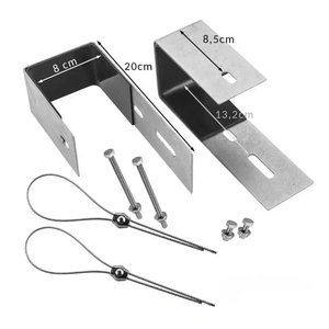 Safergy năng lượng mặt trời bảng điều khiển khung móc ban công nhà máy điện năng lượng mặt trời khung đính kèm cho ban công nhà máy điện móc dây cố định - Product Image 1