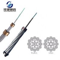 Kabel Serat Optik JJ OPGW OFC Kabel Single Mode OFC Kabel FTTH Harga Grosir 1m Kabel USB Pengisi Daya Cepat Nylon Fo