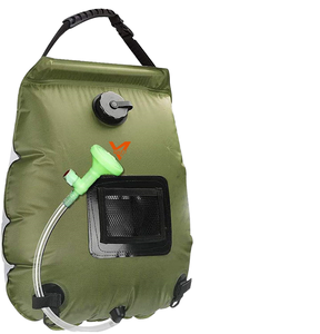 Doccia Solare Portatile <span class=keywords><strong>YM</strong></span> 20L in PVC Multifunzionale per Campeggio, Escursionismo, Arrampicata con Tubo di Idratazione e Soffione Intercambiabile - Product Image 1