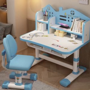 Ensemble Chaise de Bureau et <span class=keywords><strong>Table</strong></span> d'Étude Vert de Haute Qualité pour Enfants Moderne, avec Support à Livres, Hauteur Réglable et Fonctions de Sécurité pour Maisons, Hôtels, Salles de Sport - Product Image 6