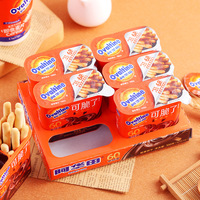 Bâtonnets de biscuits trempés dans du chocolat aux noisettes Ovaltine 50g de collations de blé entier Goût de cacao sucré Recettes de biscuits salées Emballage de sac