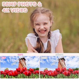 FHD 4K 58MP Digital kamera mit 2,88 "IPS-Bildschirm 16X Zoom, Makro modus, 20 kreative <span class=keywords><strong>Filter</strong></span> - Product Image 2