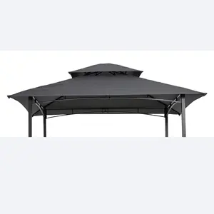 Lều BBQ Hai Tầng Chứng Khoán Mỹ Mái Che Mái Che Ngoài Trời Grill Gazebo Thay Thế Tán