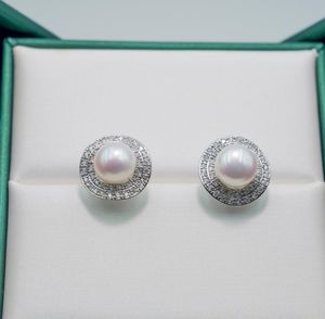 Unique Vintage Teardrop gros pur <span class=keywords><strong>arbre</strong></span> authentique <span class=keywords><strong>fleur</strong></span> haute Non perle cluster boucles d'oreilles - Product Image 2